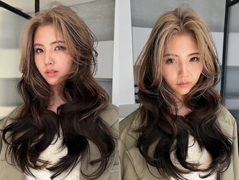 ブランコトレス 鏡島(BLANCO tres)の写真/ダブルカラーやインナーカラーはお任せ＊ハイセンスなデザイン×抜け感×透明感の仕上がりに♪