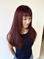 ロカリタ キョウト 河原町三条店(ROCAReTA kyoto)&nbsp;チェリーレッド　ハイトーンカラー　ロングレイヤー