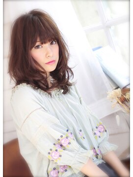 マリアバイアフロート(Maria by AFLOAT) エアリーフォルムミディ【3Dカラージグザグバング】