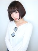【morio池袋】可愛いエフォートレス黒髪ショートボブ