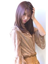 Lond抜け感ショコラカラーの大人可愛いシースルー