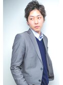 ビジカジツーブロックビジネス無造作ショート