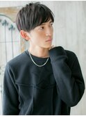 サイドパート無造作ショートB