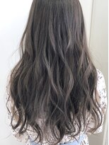 ヘアーデザイン シュシュ(hair design Chou Chou by Yone)&nbsp;☆chou chou☆細めハイライト×アッシュグレージュ