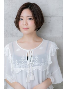 モッズヘア 足利(mod'hair) 【mod's hair足利】30代40代◎大人クール小顔☆丸みボブショート