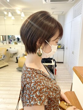 モリオ フロム ロンドン 成増店 【morio成増/米村】大人かわいいショート　髪質改善