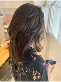 20代30代40代ちょこっとレイヤーで大人っぽいセミロングスタイル