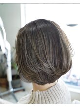 ヘアラウンジ キッサコ(HAIR LOUNGE Kiss A Co.) ショート×ハイライト