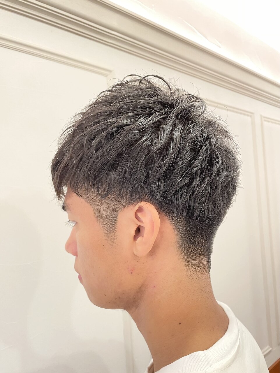 髪質改善アイロンパーマ×ツーブロック刈り上げ：L145840764