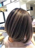 イメチェン/ハッシュカット/フルバング/レッドブラウン