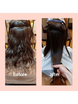 ヘアーライフ アウル(hair life owl) ゼロアルカリ髪質改善ストレート