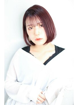 デヴェロペ(Devellope.) 【Devellope.】シンプルボブ　チェリーレッド