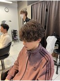 波巻きパーマツイストスパイラルパーマ波巻きスパイラルパーマ