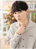 モノトーングレージュ重めマッシュヘア―a川口20代30代40代