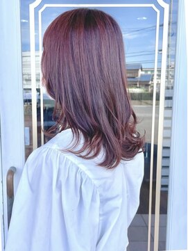 ヘアドレス ルチュラ(Hair dress LucuLa) 【ルチュラ折戸】ブリーチなしラベンダーピンク