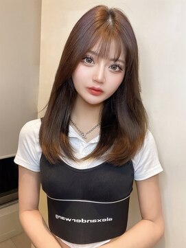 マティス 表参道(matiz) 前髪/髪質改善/グレージュカラー内巻きレイヤー黒髪