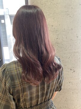 ヘアサロン アウラ(hair salon aura) 韓国ウェーブ×赤みブラウン