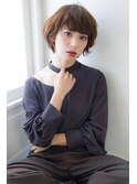 rileyナチュラルワンカールショートボブ×肌映えベージュ