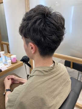 リュクスバトーバイトリコ 船橋南口店(Luxe BATEAU by tricot) ショート自然なパーマスタイル/20代30代40代