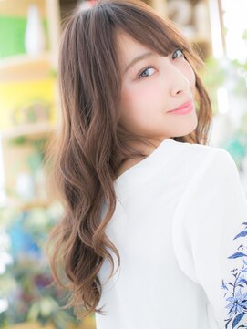 カバーヘア ブリス 大宮西口(COVER HAIR bliss) 斜めバングダークアッシュ韓国風小顔カールc5大宮20代30代40代