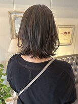 ヘアーデザイン シュシュ(hair design Chou Chou by Yone) 透明感ハイライト&ダークグレージュカラー&ボブ