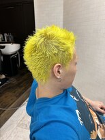 ヘアーアジール(hair agir)&nbsp;ドリルパーマ× スパイキーショート