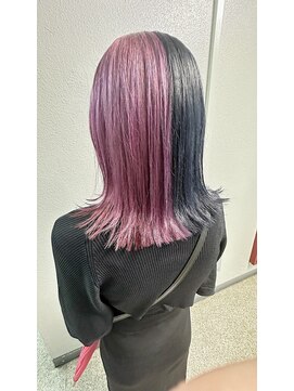 ココナ ヘア メゾンプリュス(cocona hair maison+) ピンク×ブラック