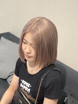 ローレン(Lolen.)&nbsp;ミルクティーベージュ/ミディアムボブ【野上翔平】