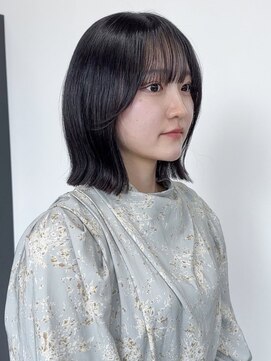 ロンド ブランシュ 錦糸町北口(Lond blanche) 前髪アンブレラカラーこなれミディイメチェンウェーブパーマ