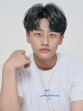 韓国メンズヘア/カルマパーマ/ニュアンスパーマ*渋谷/MEN'S/眉毛