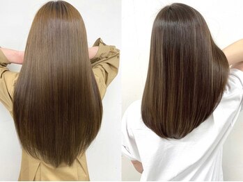 ザ キャンバス ミヤザキツネヒサ(THE CANVAS 宮崎恒久)の写真/[宮崎恒久/学割]カット+縮毛矯正(フル)+Tr¥8250♪髪に優しいダメージレスな縮毛矯正で髪質改善を
