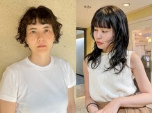イズミ(Izumi)の雰囲気（直毛、多毛、軟毛はパーマでボリュームコントロールや質感変化）