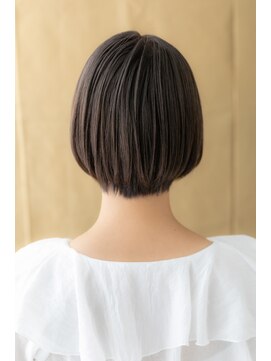 モッズヘア 越谷(mod's hair) くすみベージュ小顔補正カット黒髪ショートボブ311X越谷20代30代