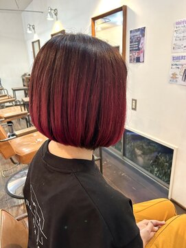 アトリエプラスイング(atelier+ing) レッドグラデーション