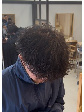 メンズギフト(men's GIFT) 刈り上げツーブロック波巻きスパイラルパーマメンズマッシュ