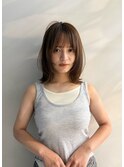 ［大人可愛い］ミディアムヘア/山下
