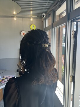 イェスオキナワ(yes okinawa) ハーフアップ