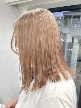 ダブルカラー/オレンジベージュ/ミルクティーベージュ