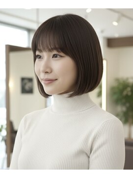 ビュートリアム265(BEAUTRIUM 265) ★大人ボブ/フレンチボブ/前髪あり小顔ボブ/ココアブラウン/銀座