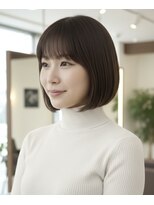 ビュートリアム265(BEAUTRIUM 265) ★大人ボブ/フレンチボブ/前髪あり小顔ボブ/ココアブラウン/銀座