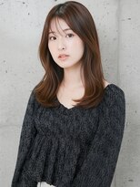 ニューヨークニューヨーク ピオレ姫路店(NYNY)&nbsp;ブラウンカラー×前髪ありセミロング