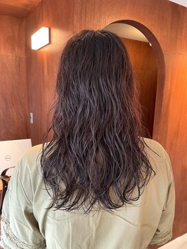 キティン 吉祥寺(kitin) 《kitin吉祥寺》レイヤー ミディアムパーマ レッドカラー