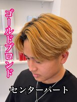 ルースト 心斎橋店(ROOST) MEN’S HAIR/サーフカール/刈り上げセンターパート/心斎橋