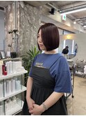 切りっぱなしボブ