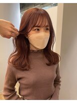 カノエ(canoe)&nbsp;ワインレッドカラー顔周りレイヤー20代～50代【西新大濠荒戸】