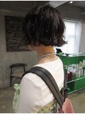 ボブパーマ/フレンチボブ/ドライパーマ/くせ毛風パーマ/ボブ