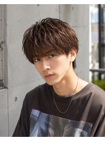 MEN's Baguz MEN'Sカット/ MEN'Sパーマ/ MEN'Sカラー 韓国風マッシュニュアンスパーマ束感メンズヘアスタイル