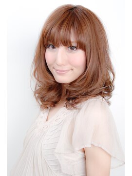 ヘアーサロン ソワ 北浦和(hair salon sowa) ナチュラル可愛バングふんわりミディー☆