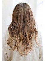 ヘアメイク ナル(hair make nalu) 毛先グラデーションのミックスカールスタイル