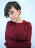 【morio池袋】大人アシンメトリー耳掛けショート♪